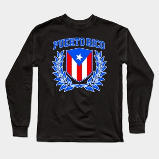 Puerto Rico Crest and Coat of Arms Long Sleeve T-Shirt